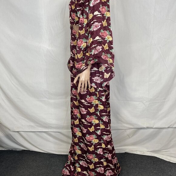 NEW MIGUELINA Women’s Amora Cut-Out Floral Maxi Dress Multicolor Size L - Picture 3 of 14